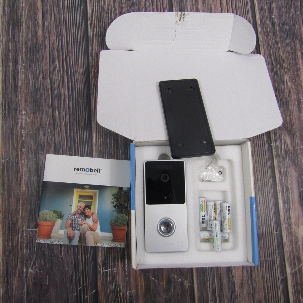 RemoBell Wireless Video Doorbell Silver‎ WiFi HD 720p Night Vision Motion
